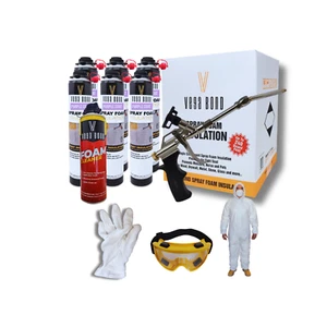 Vega Bond Purplecoat Single Component Closed Cell Insulation Spray Foam - 6+SET - Picture 1 of 12