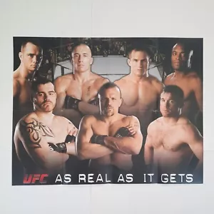 UFC Poster mit 2006 UFC Herbst Katalog Liddell Hughes GSP Franklin Anderson Sherk - Bild 1 von 4