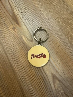 Vintage Atlanta Braves Authentic MLB Crownmark Key Chain 1992 Genuine Merch - Image 1 of 4