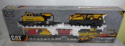Train Set CAT Equipment Motorized Construction Express Battery Operated NEW BOX - Image 1 of 4