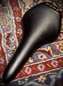 Cannondale CODA 1000 Titanium Saddle EARLIEST original Model NOS LEATHER - Picture 1 of 7