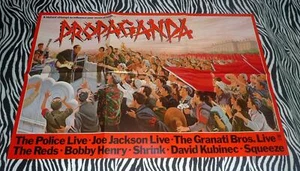 Police, Joe Jackson, Reds Propaganda (1979) 33 x 22 Insert POSTER ONLY, NO LP - Picture 1 of 1