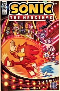 SONIC The HEDGEHOG Comic Book IDW #36 B Cover December 2020 Bagged & Boarded NEW - Picture 1 of 3