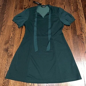 Allegra K women's dress green size large - Picture 1 of 9
