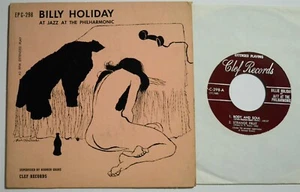Billie Holiday CLEF EP 298 Jazz at the Philharmonic ERROR COVER "BILLY" - Picture 1 of 2