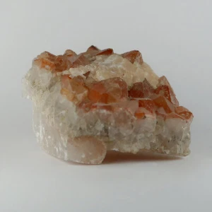 Hematoid Quartz over Calcite from Jebel Saghro, Morocco - Picture 1 of 11