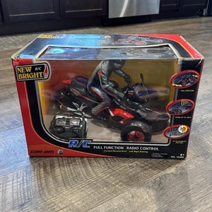 New Bright R/C Can-Am Spyder 1:12 scale radio-controlled RC vehicle Toy Black - Picture 1 of 12