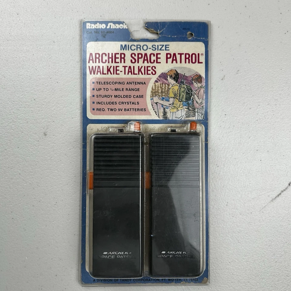 RadioShack ARCHER PATRULLA ESPACIAL WALKIE TALKIES REGRESO AL FUTURO - LEER Foto 1 de 4