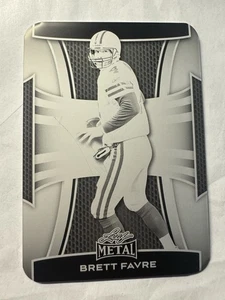 π₯2025 Leaf Metal Printing Plate Black BRETT FAVRE 1/1 Green Bay Packers Legend - Picture 1 of 2