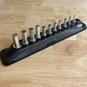 Snap On Metric Hex Bit Driver Socket Set 3/8" Drive 4mm to 14mm 211EFAMY USA - Picture 1 of 14