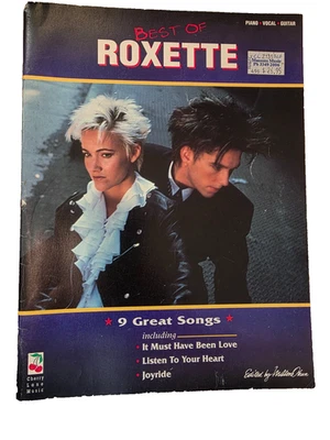Best of Roxette Songbook Sheet Music 1993 Piano Vocal Guitar Cherry Lane Music - Image 1 of 4