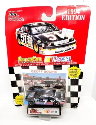 Geoff Bodine #7 Exide Ford Racing Champions 1994 Edition 1/64 NASCAR Diecast - Image 1 of 3