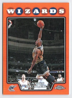 Caron Butler Topps 2008-09 cromo naranja refractor/499 #73 Wizards Foto 1 de 3