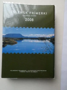 ISLAND JAHRESPAKET 2008 ENTHÄLT ALLE BRIEFMARKEN UND KLEINBÖGEN - Bild 1 von 1
