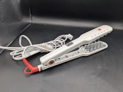 Plancha voluminizadora de cabello Voloom 1 1/2" blanco perla modelo OIPW15 - ¡Probada y funcionando! Foto 1 de 4