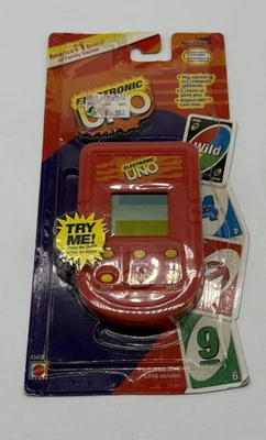 Juego de viaje electrónico portátil UNO 2002 de Mattel NUEVO sellado necesita baterías Foto 1 de 4