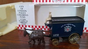 LLEDO DAYS GONE - 1920's HORSE DRAWN VAN - CITY OF LONDON POLICE INCLUDES DRIVER - Picture 1 of 13