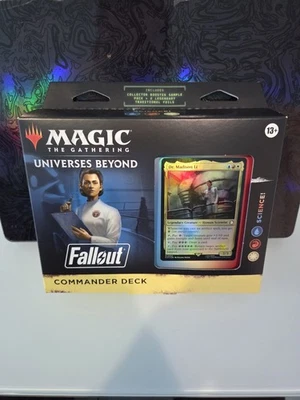 Magic The Gathering Universes Beyond Fallout Science! Commander Deck MTG - Image 1 of 2