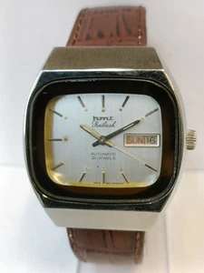 HMT KAILASH 21J AUTOMATIC SILVER DIAL 8092729 INDIA MEN'S WORKING CONDITION - Picture 1 of 23