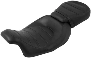 Low Profile 2-Up Motorcycle Seat Rider and Passenger Seat Fit for Harley Touring - Picture 1 of 9