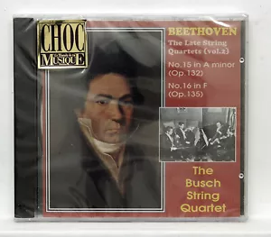 BUSCH STRING QUARTET ⸺ BEETHOVEN quartets 15 & 16 ⸺ BIDDULPH CD STILL SEALED - Picture 1 of 2