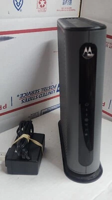 MOTOROLA MG7550 16X4 DOCSIS 3.0 CABLE MODEM/ROUTER [AC1900] TESTED 540 MBPS E2.2 - Image 1 of 3