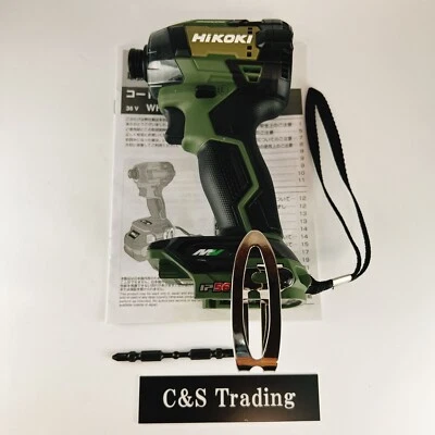 Herramienta de atornillador de impacto HiKOKI WH36DD (NNG) verde bosque multivoltios 36V solamente Foto 1 de 4