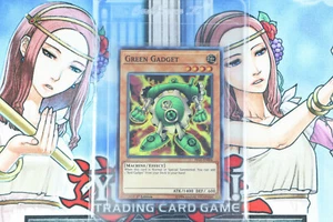 Yugioh Grünes Gadget FIGA-DE006 1. Auflage Super Rare - Bild 1 von 2