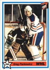1990-91 7th Inning Sketch WHL #180 Greg Pankewicz