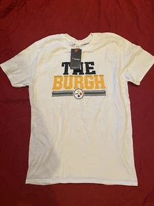 NEW Men’s Pittsburgh Steelers T-Shirt Fanatics Size Large White - Picture 1 of 8