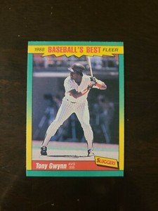 1988 Fleer Baseball's Best Tony Gwynn #17 San Diego Padres