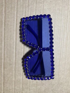 Luxus Strass Eckige Sonnenbrille Outdoor Übergroße Sonnenschirme - Bild 1 von 11