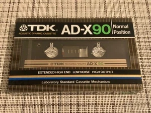 TDK AD-X 90 CASSETTE BRAND NEW SEALED (1982) - Photo 1/4