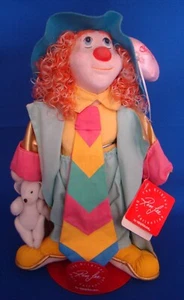 ADORABLE APPLAUSE RON LEE CLOWN PUPPY LOVE - SIGNED & DATED BY RON LEE 1992! - Picture 1 of 8