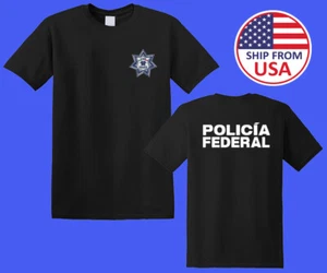 SPP Policía Federal México Policía Hombre Negro Talla S-5XL - Imagen 1 de 1