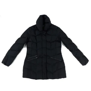Larry Levine Womens M Puffer Coat Down Jacket Black - Picture 1 of 12
