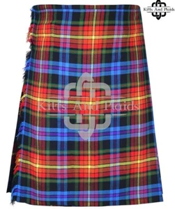 LGBTQ Pride Tartan schottischer 8 Yard Kilt traditioneller Highlander Kilt für Männer - Bild 1 von 1