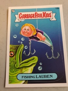 Fishing Lauren 136a Garbage Pail Kids Card 2013 Brand New Series 3 BNS3 - Picture 1 of 16