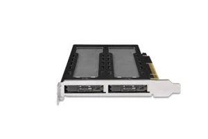 Icy Dock MB842MP-B Extraíble 2 Bahías M.2 NVMe SSD a PCIe 4.0 x8 Ranura Gabinete - Imagen 1 de 5