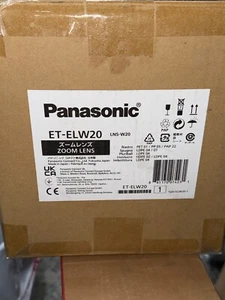 Panasonic ET-ELW20 Zoom Lens PT-EZ570 ETELW20 FIXED ZOOM LENS 1.3 - 1.7:1 SEALED - Picture 1 of 2