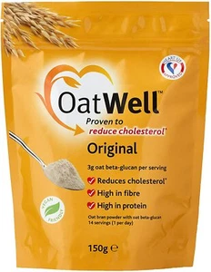Oatwell Original Oat Bran Powder 150 Gram / Proven to Reduce Cholesterol - Picture 1 of 4