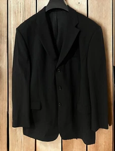 Balmain Mens Luxury Smart Blazer Jacket Pure Wool 3 Button UK 40” Chest - Picture 1 of 10