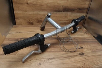 MTB flat handlebar  + quill stem ALICO CRMO 25.4 mm 1995 from Trek 870 SRT 400 - Image 1 of 4