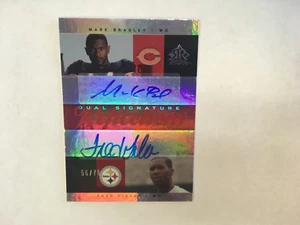 2005 Reflections Fred Gibson Mark Bradley rookie autograph Steelers RC signature - Picture 1 of 1