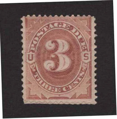 Postage Due J3 3ct - Mint  Lightly  Hinged - CV $80 - Image 1 of 2