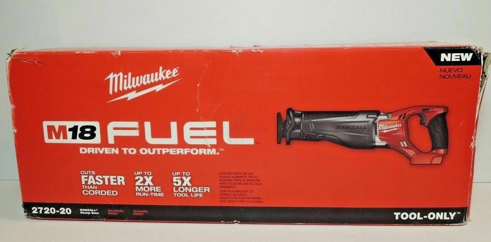 Milwaukee M18 FUEL 18V Cordless Sawzall Reciprocating Saw (2720-20)