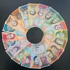 Venezuela Paper Money Currency Set. Note 20 PCS Venezuelan Animal Banknotes Lot.