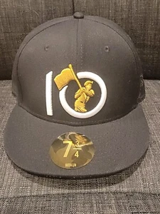 Baseballism 10 Year Anniversary Fitted Hat Size 7 3/4 Flag Man Limited Edition - Picture 1 of 2