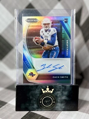 Zach Smith 2021 Panini Prizm Draft Picks Silver Prizm Rookie Auto #324 Breakers - Image 1 of 2