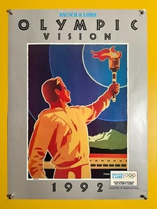 VTG Original 1992 Olympic Vision Bausch & Lomb Promo Sponsor Sears Optical - Picture 1 of 4